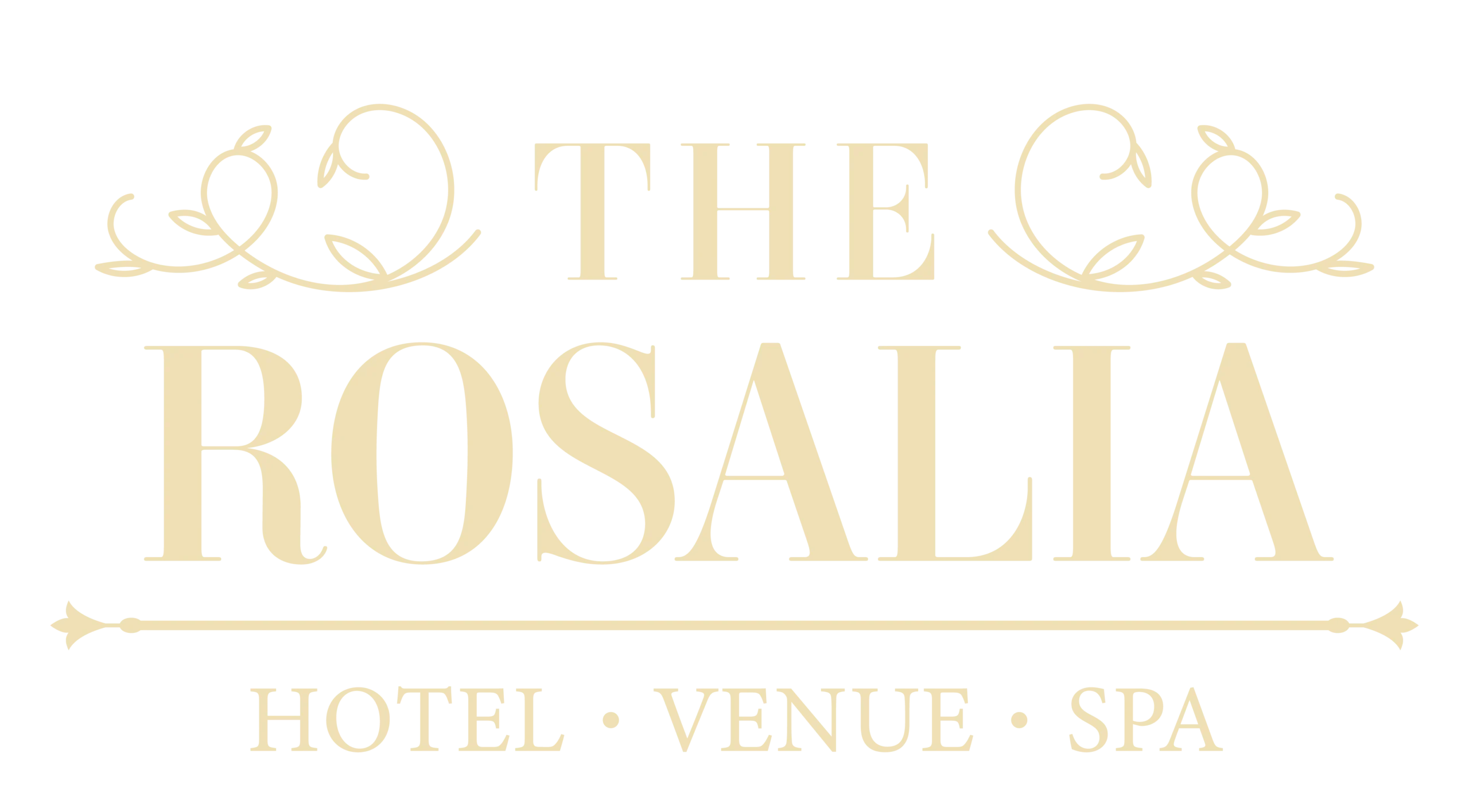 The Rosalia Hotel Gold Logo